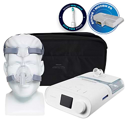 Kit CPAP automático DreamStation + Umidificador + Mirage FX