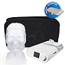 Kit CPAP Auto DreamStation + Umidificador + Máscara Facial AirFit F20