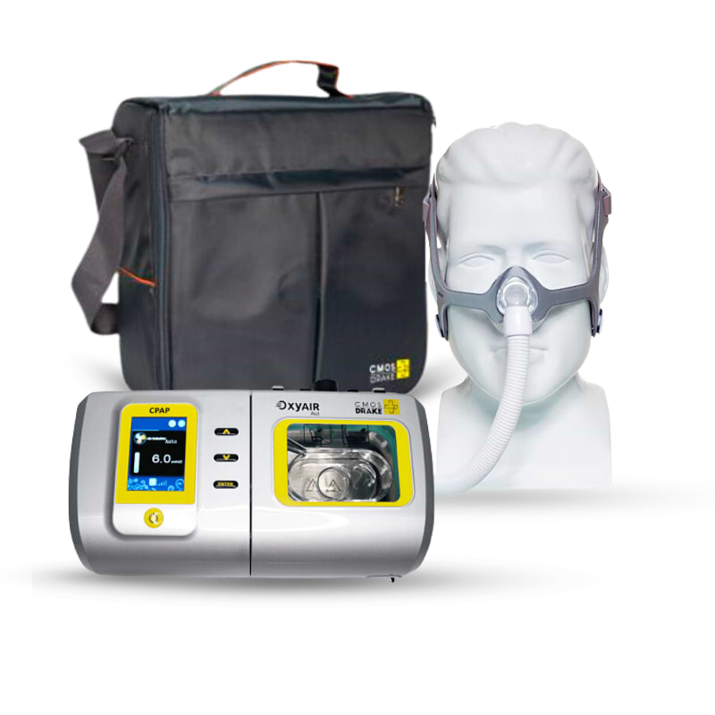 Kit CPAP Automtico OxyAir com Umidificador + Mscara