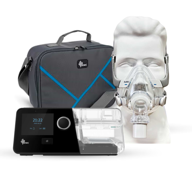 Kit CPAP Automático Resmart G3 com Máscara facial F20