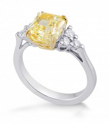 Handmade Custom Ring, Hexagon Salt And Pepper Moissanite Ring Set at Rs  68798 | Engagement Ring in Surat | ID: 26141509448