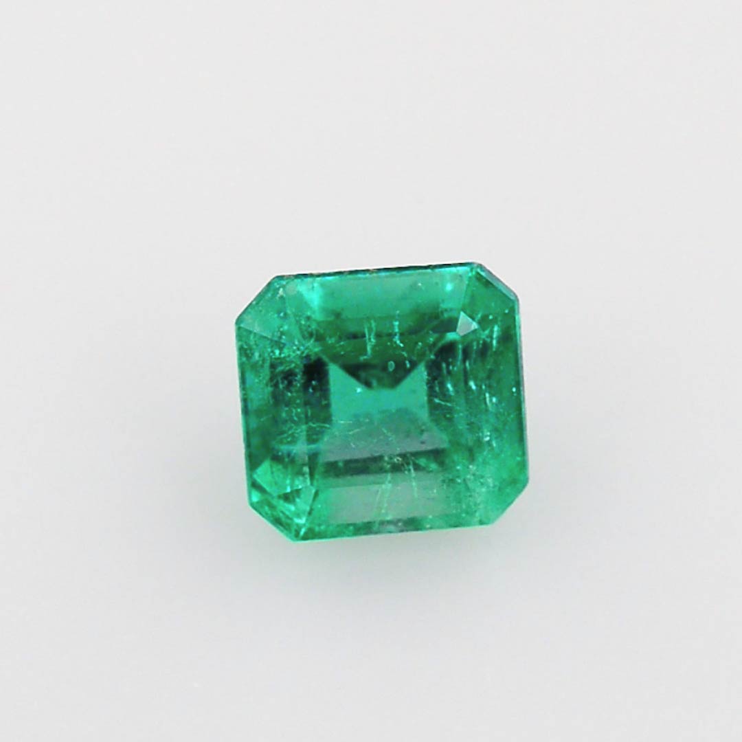 0.96 carat, Green, COLOMBIAN Emerald, Emerald Shape, SKU 293361