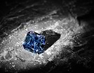 1.41 carat, Fancy Vivid Blue Diamond, Radiant