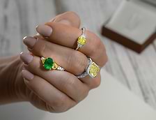 Choosing: Gemstone VS Diamond Engagement Rings | LEIBISH