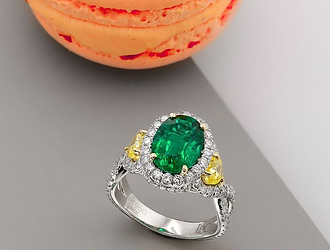 Top Celebrity Gemstone Engagement Rings | Leibish