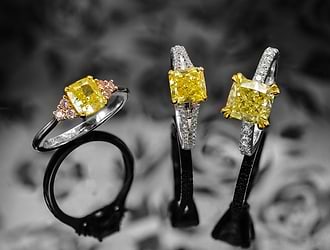 Yellow Diamond Engagement Rings | Leibish