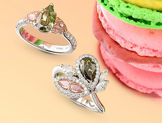 Rare Green diamonds | Leibish