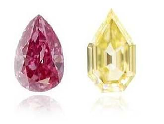 Two Pear Shapes of DIfferent Cuts