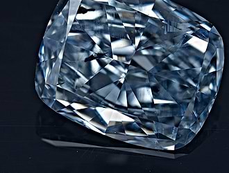 Fancy Intense Blue Cushion Shaped Diamond