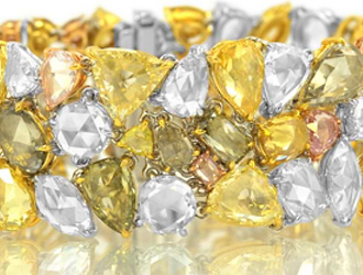 Multicolor Diamond Bracelet