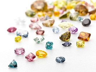 A fantastic photo of various Fancy Color Diam