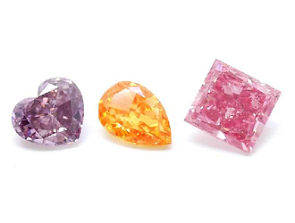 Assorted Natural Fancy Color Diamonds