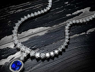 Extraordinary Round Diamond Necklace & Detach