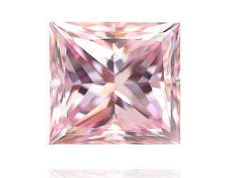 Pink Princess shaped Diamond