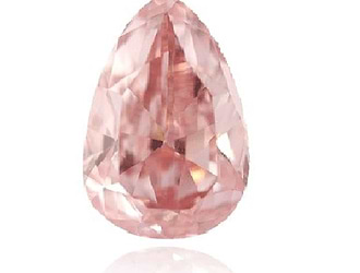 4.63-carat,Fancy Intense Pink, Pear-shape, VV