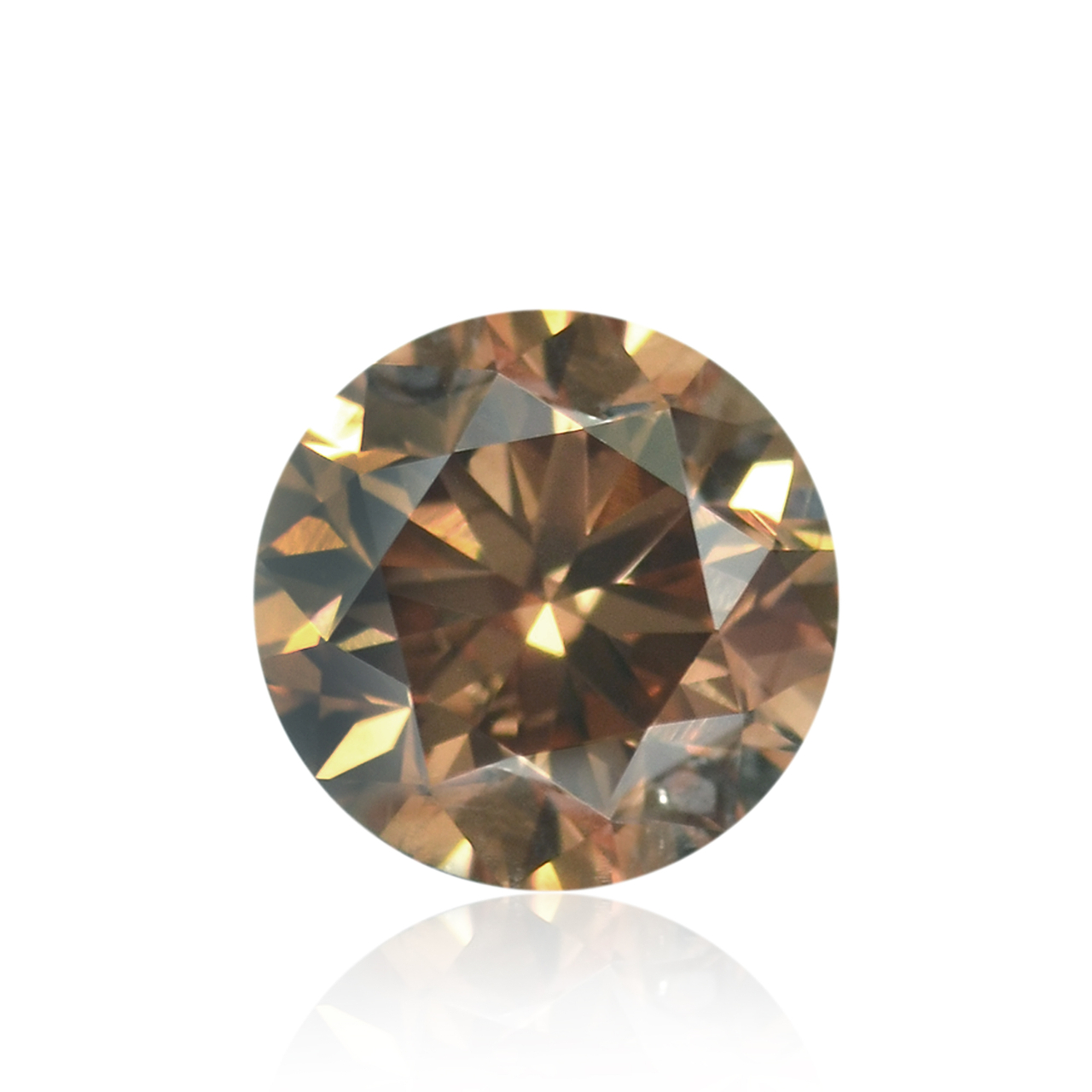 日本サイト m58-0.259ct FANCY BROWN ✳︎UNEVEN✳︎si www.m