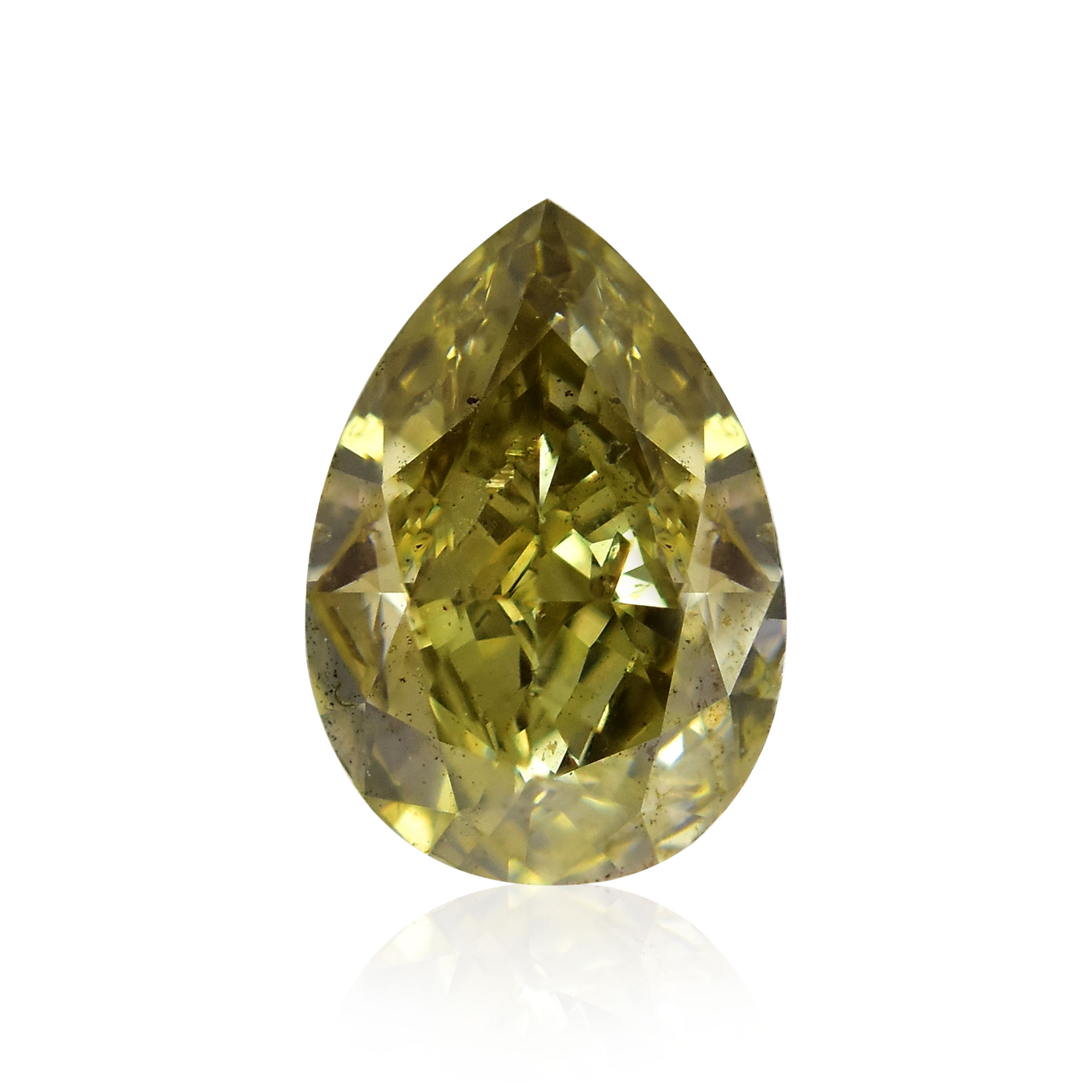 1.00 carat, Chameleon Diamond, Pear Shape, SI1 Clarity, GIA, SKU 149961