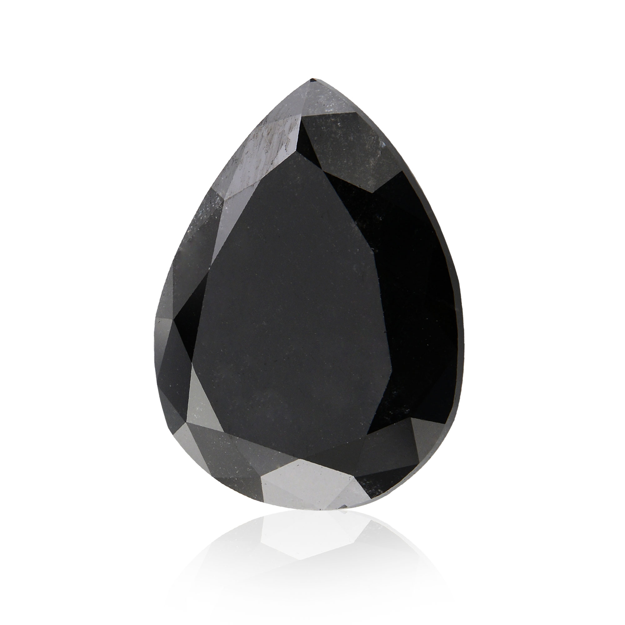 0.90 CT 8.0 X 6.3 MM Natural Loose Diamond Pear cut Diamond popular Grey Black color Antique cut Pear Shape Diamond For Pear Diamond Ring Gift R571