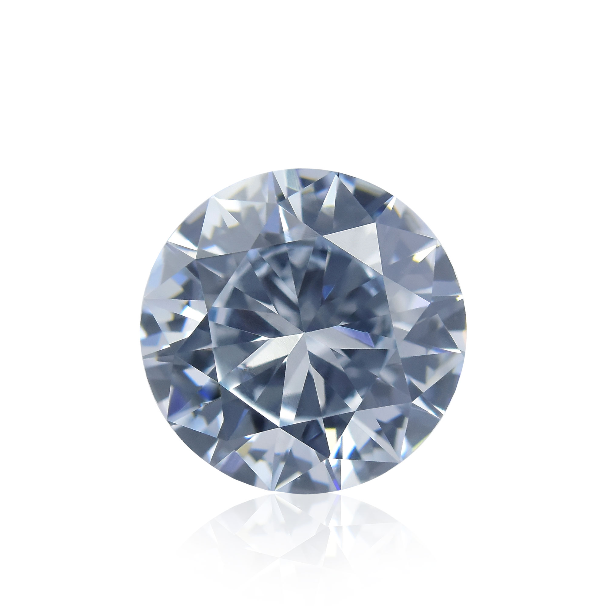 0.95 carat, Fancy Blue Diamond, Round Shape, VS1 Clarity, GIA, SKU 379766