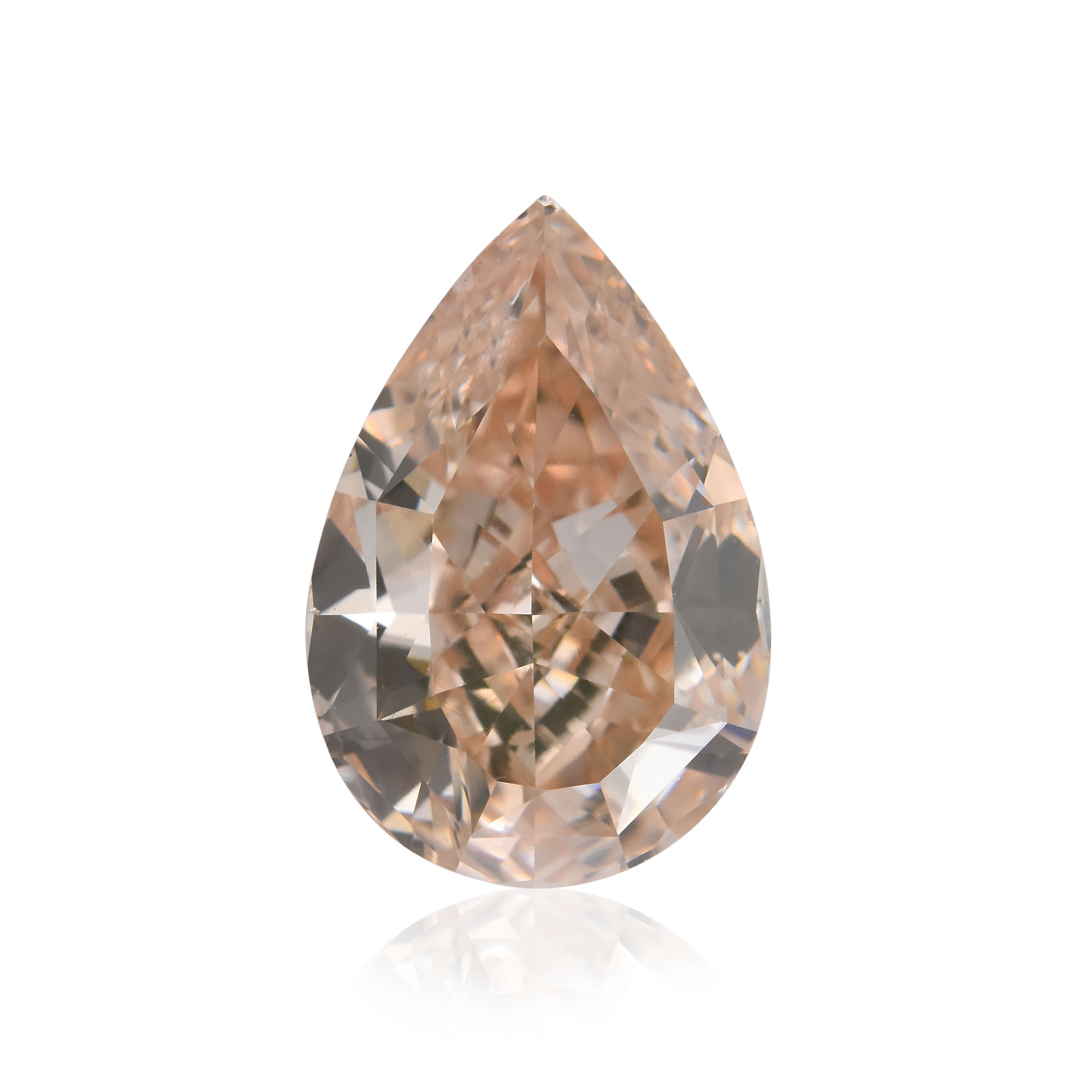 1.70 carat, Fancy Pink Brown Diamond, Pear Shape, VS2 Clarity, GIA, SKU  385490