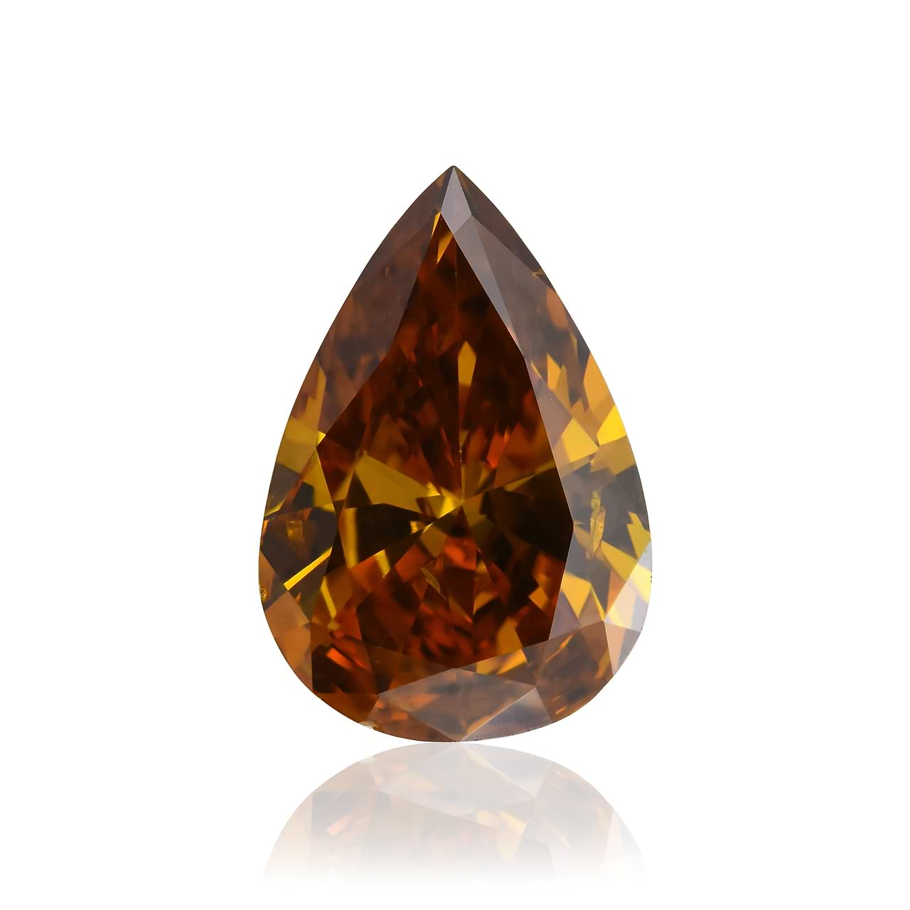 Fancy Deep Orange Brown hotsell Melee Diamonds