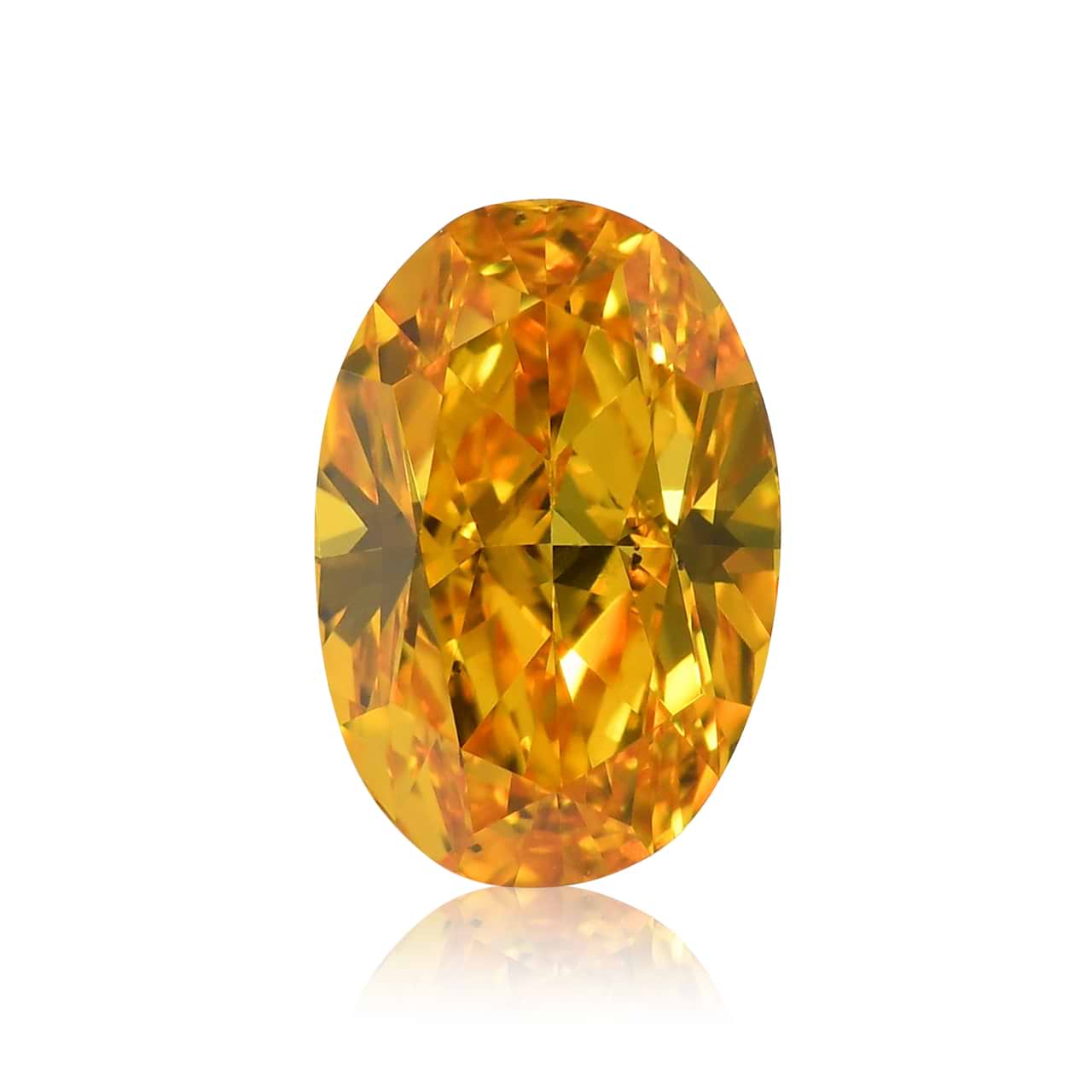 【超特価通販】0.70 ct FANCY VIVID ORANGE-YELLOW SI1 PEAR GIA ダイヤモンド ルース DIAMOND EXCHANGE FEDERATION ダイヤモンド
