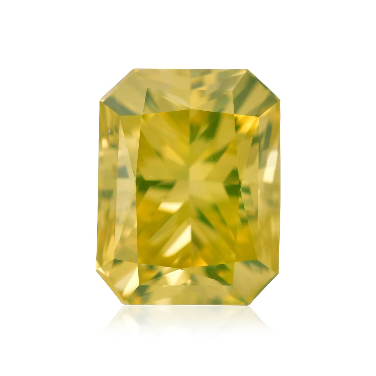 0073ctカラーFANCY INTENSE YELLOW GREEN 0.073ct RCT - その他
