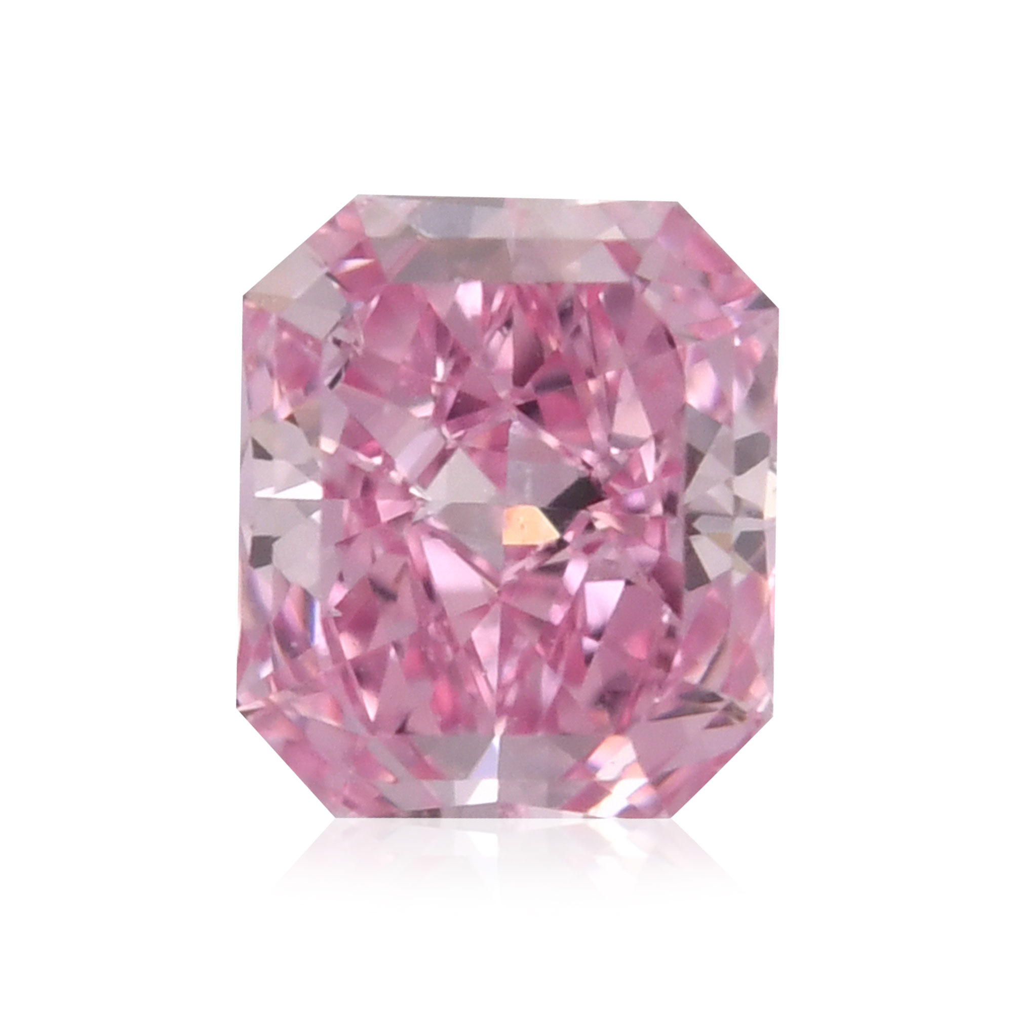 0.22 carat, Fancy Vivid Purple Pink Diamond, Radiant Shape, SI1 Clarity,  GIA, SKU 529778