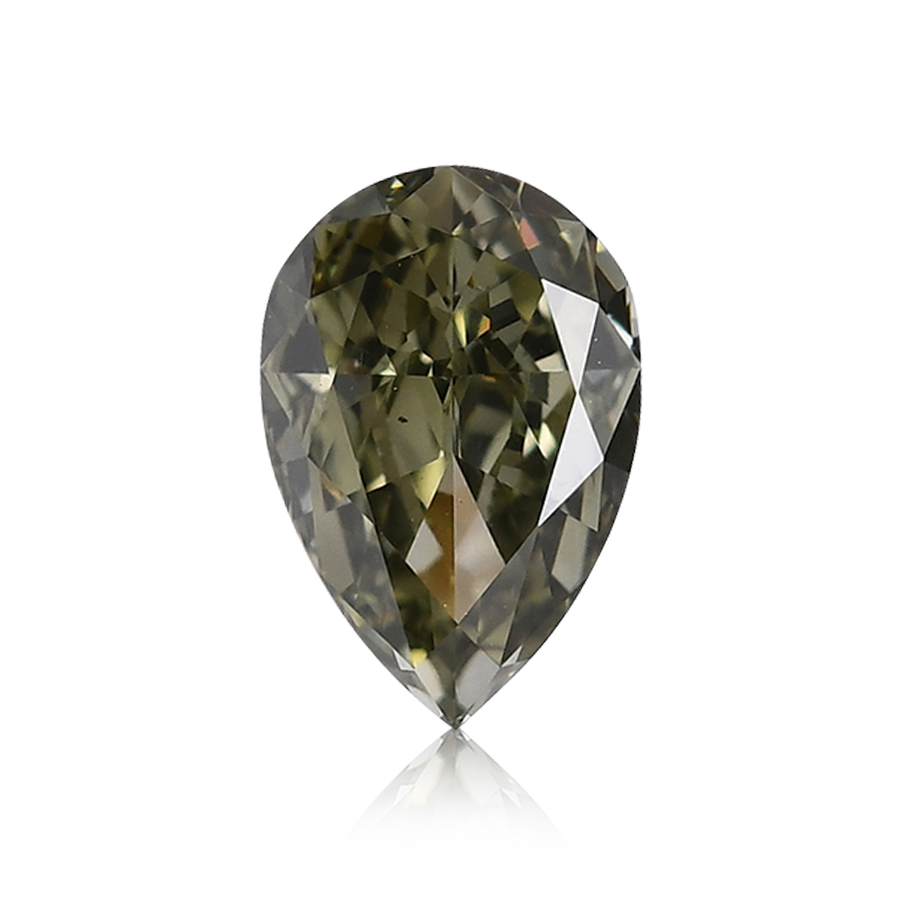 0.50 carat, Chameleon Diamond, Pear Shape, VS2 Clarity, GIA, SKU