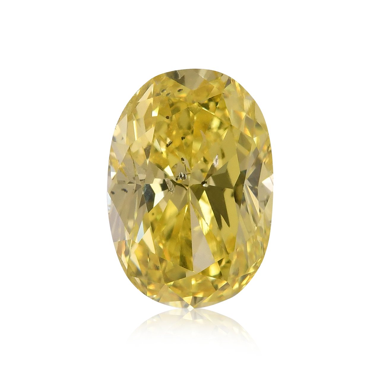 Fancy Vivid Yellow Diamond Ring, 2.01 Ct. (2.20 Ct. TW