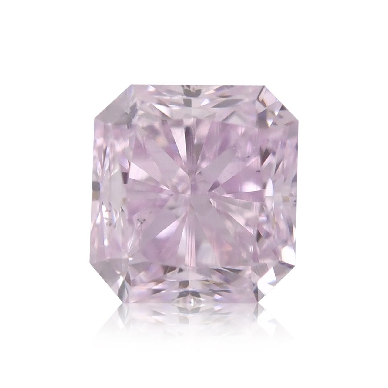 Leibish Fancy Purple Radiant Diamond 0.36 ct SI2 GIA