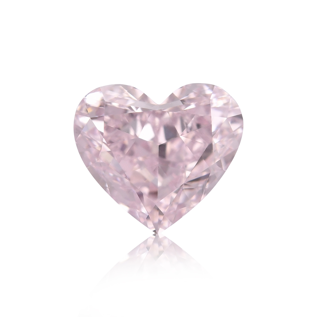 1.00 carat, Fancy Purplish Pink Diamond, Heart Shape, SI2 1.00 carat, Fancy Purplish Pink Diamond, Heart Shape, SI2