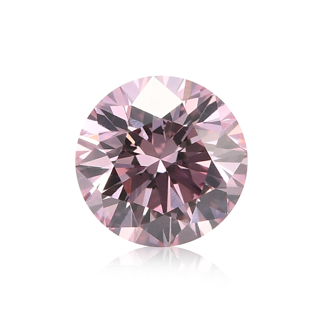 0.20 carat, Fancy Purplish Pink Diamond, 6PR, Round Shape 0.20 carat, Fancy Purplish Pink Diamond, 6PR, Round Shape