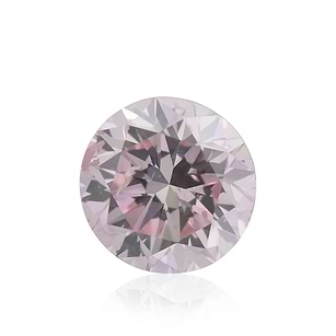 0.50 carat, Fancy Light Purplish Pink Diamond, Round Shape, SI1 