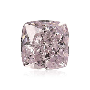 0.73 carat, Fancy Light Pink Diamond, Cushion Shape, SI1 Clarity 