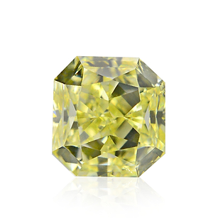 0.35 carat, Fancy Intense Yellow Diamond, Radiant Shape, VVS1 0.35 carat, Fancy Intense Yellow Diamond, Radiant Shape, VVS1