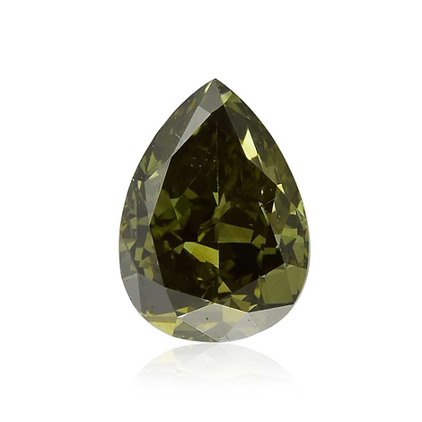 0.42 carat, Chameleon Diamond, Pear Shape, SI1 Clarity, GIA, SKU 296811