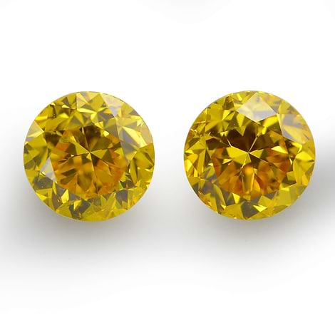 セール！ 0.209ct Fancy Intense Yellow Orange I-1 - 通販 - www