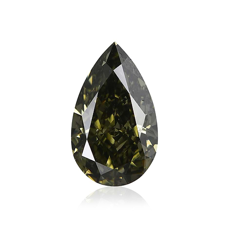 2.30 carat, Chameleon Diamond, Pear Shape, VS2 Clarity, GIA, SKU 91647