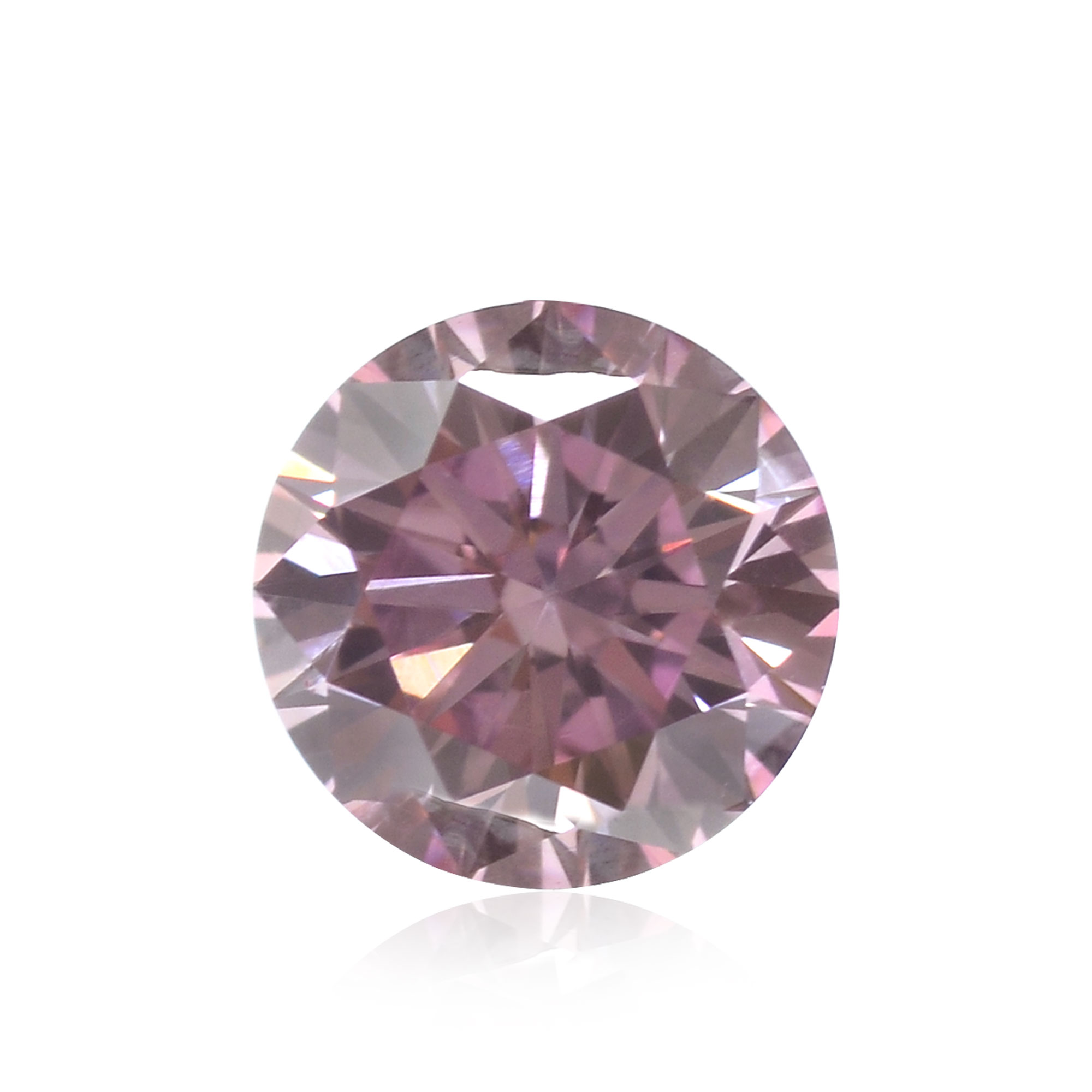0.52 carat, Fancy Intense Purplish Pink, Round Shape, VS1 Clarity, ARGYLE, SKU 123830