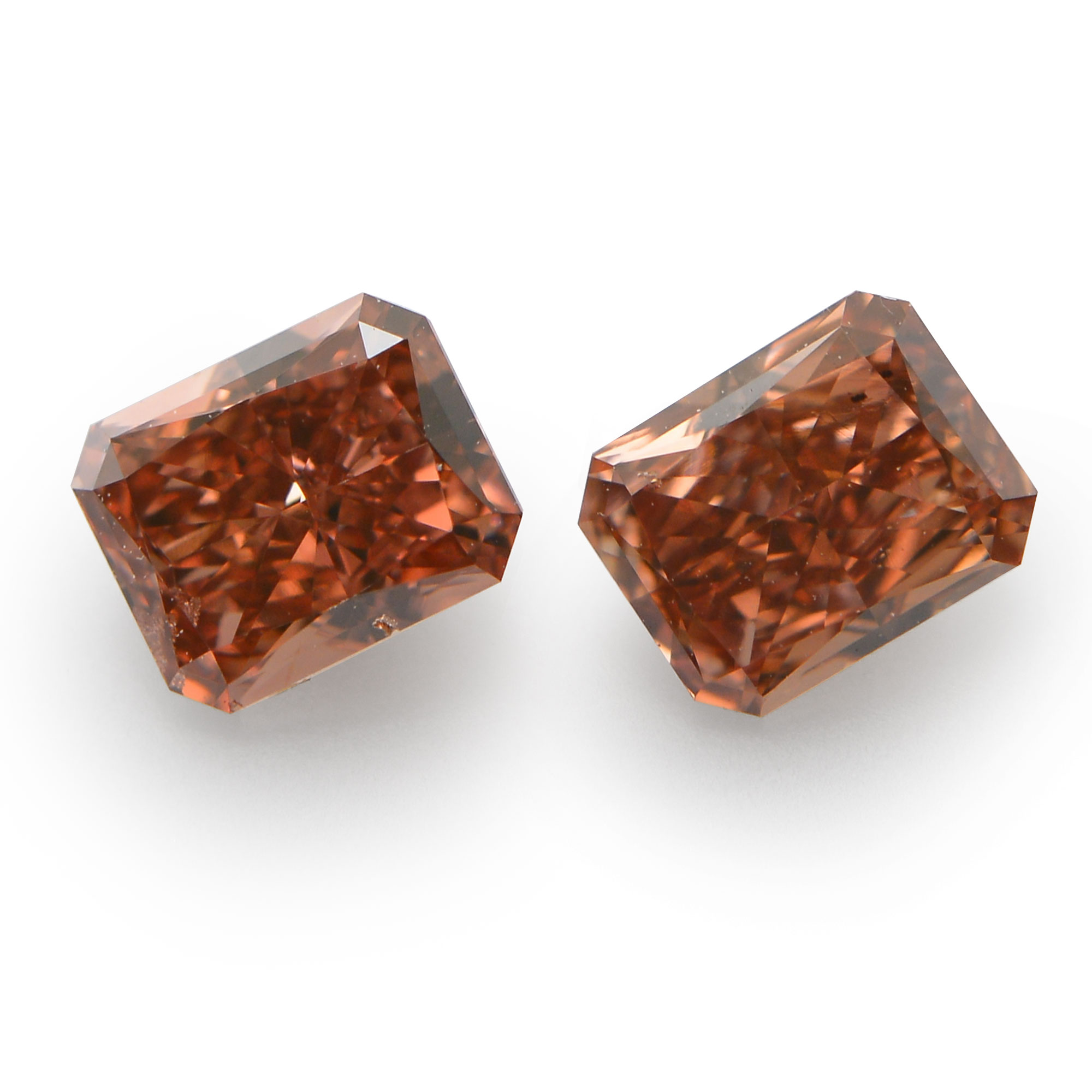 Fancy Deep Brownish Pinkish Orange Diamond