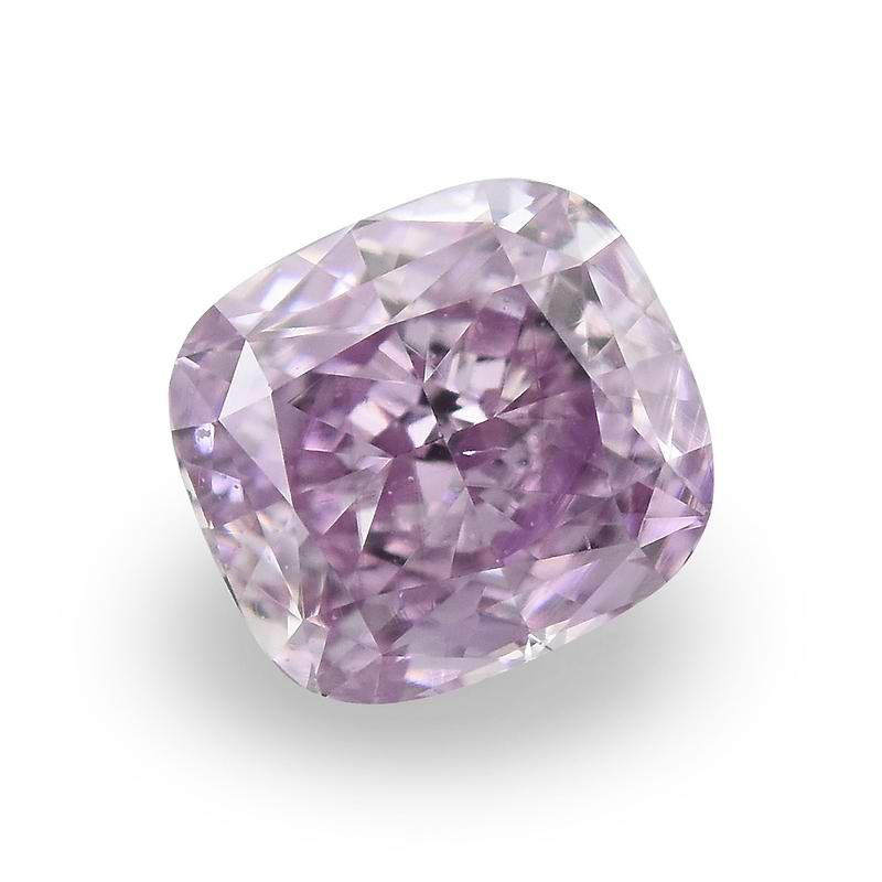 0.23 carat, Fancy Pink Purple Diamond, Cushion Shape, VS2 Clarity, GIA ...