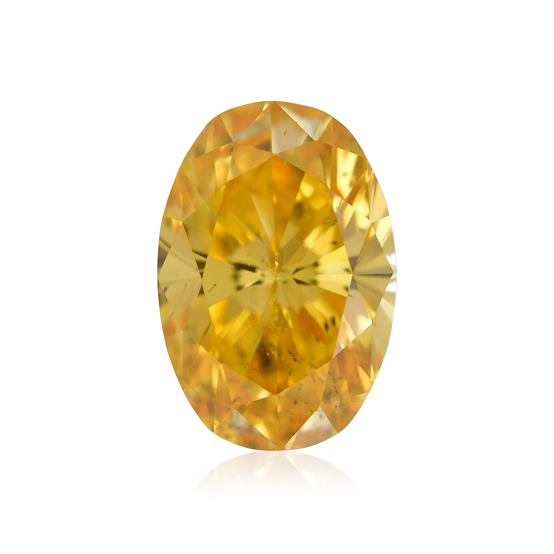 FANCY VIVID ORANGY YELLOW 0.100ct＆0.104ct PS RT1196 CGL