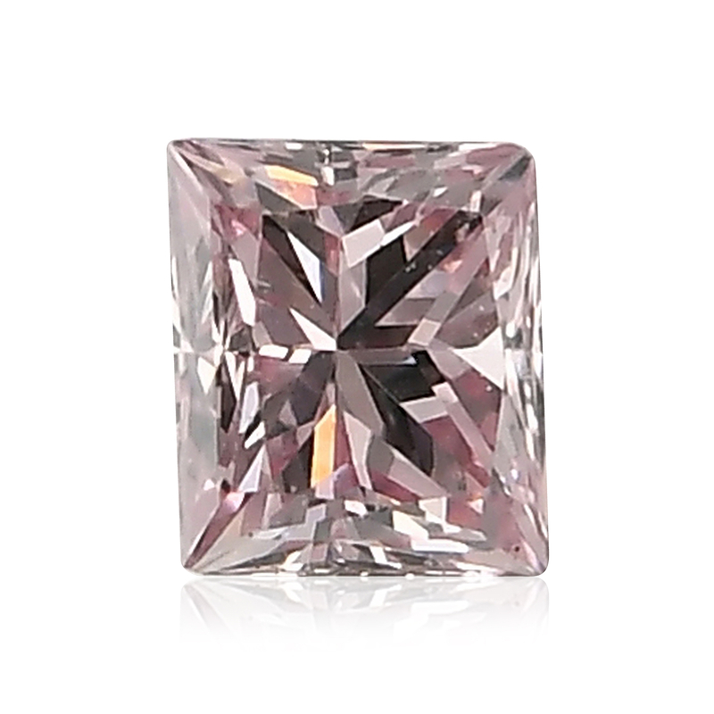  特価ブログのポータルサイト Fancy carat, 0.19 Pink Clarity SI1 Shape, Princess Diamond, ダイヤモンド