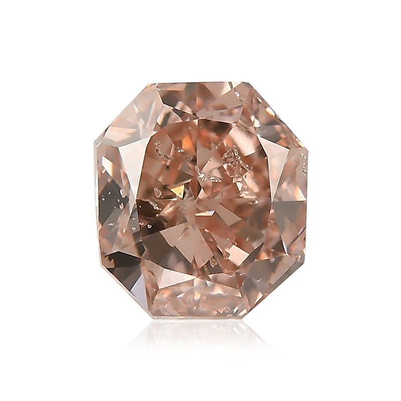 1.05 carat, Fancy Brown Pink Diamond, Radiant Shape, (SI2) Clarity, GIA,  SKU 508680