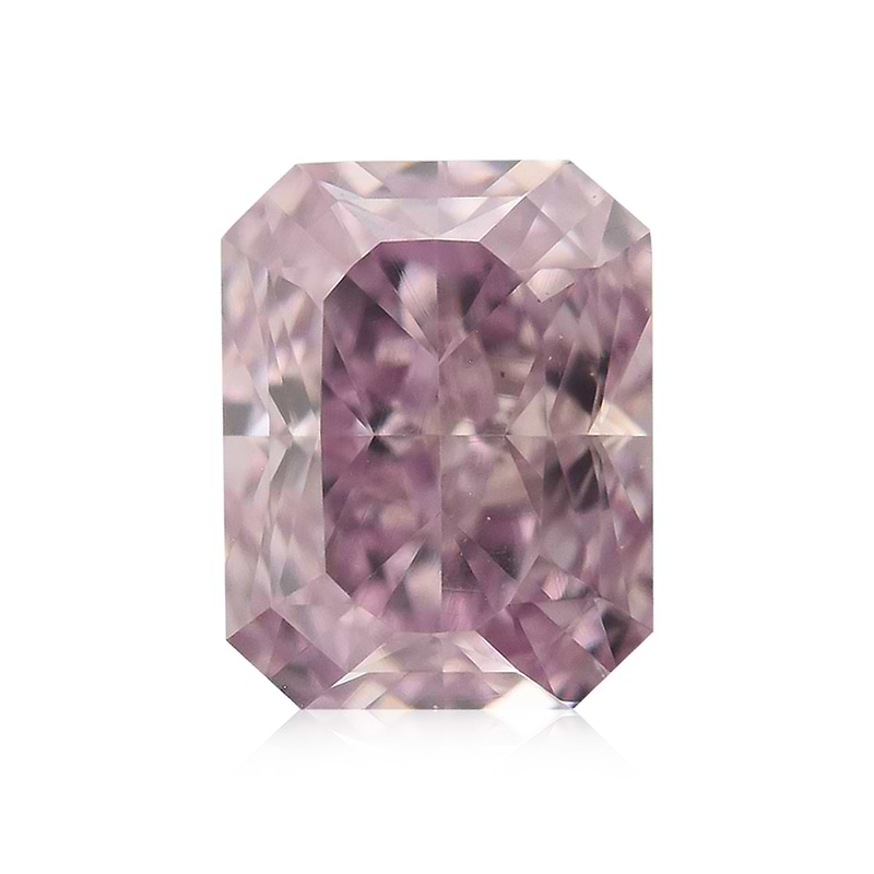 0.51 carat, Fancy Purplish Pink Diamond, Radiant Shape, VS2 Clarity, GIA, SKU 516769
