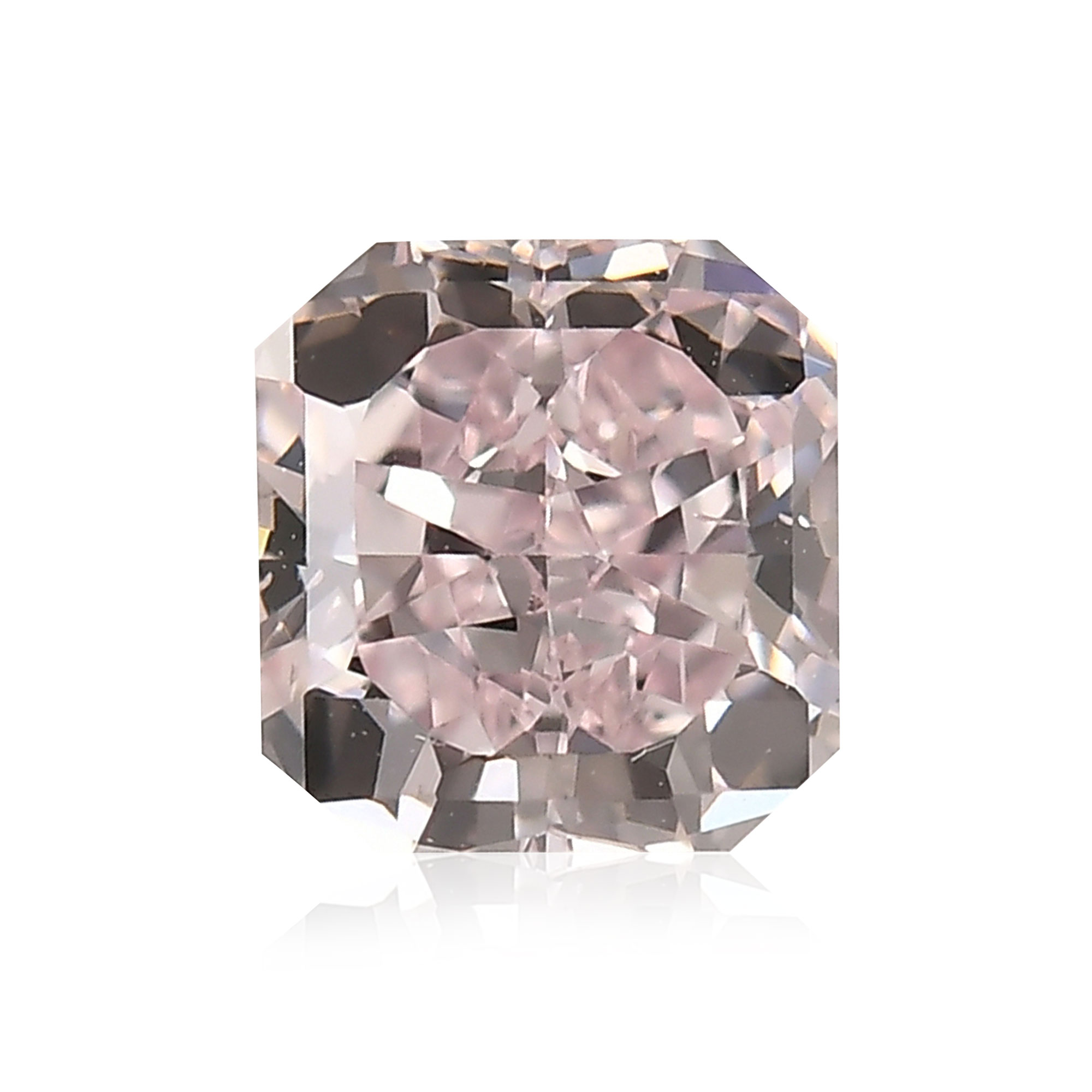 0.50 carat, Fancy Light Purplish Pink Diamond, Radiant Shape, SI1 Clarity,  GIA, SKU 520009