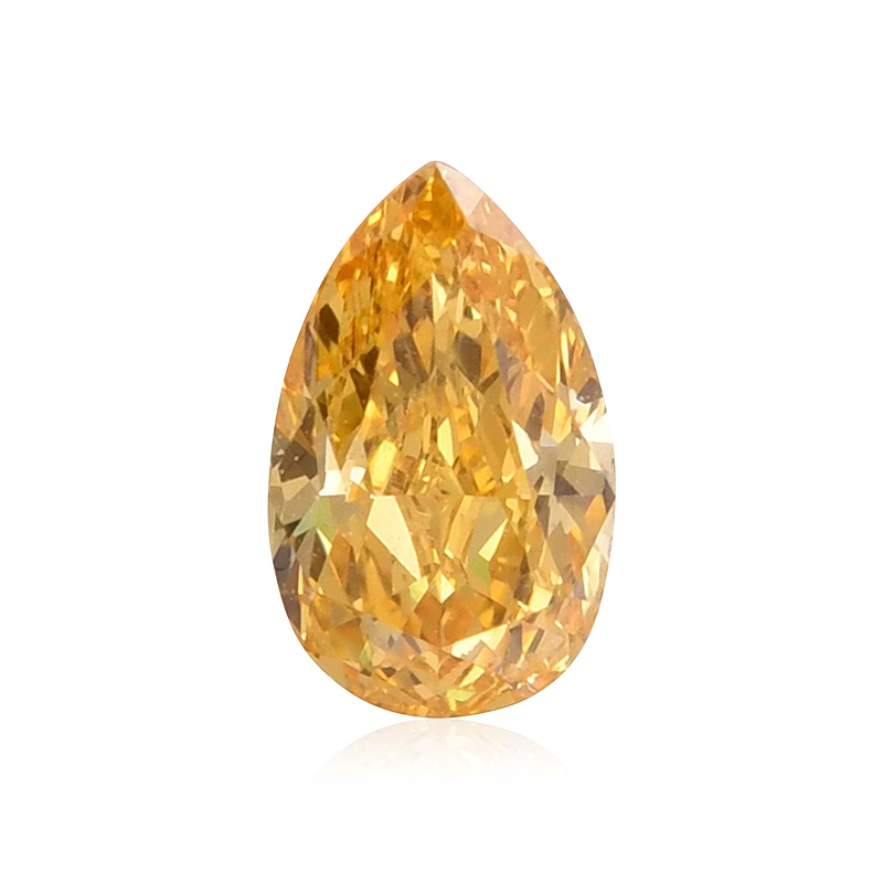 m48-0.086ct FANCY VIVID ORANG YELLOW si2-