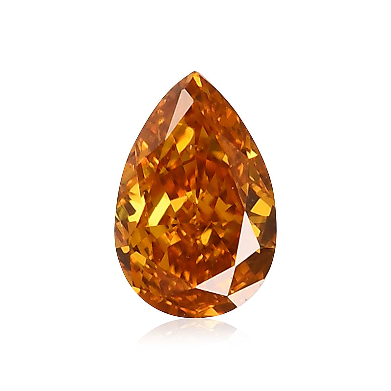 m48-0.086ct FANCY VIVID ORANG YELLOW si2-