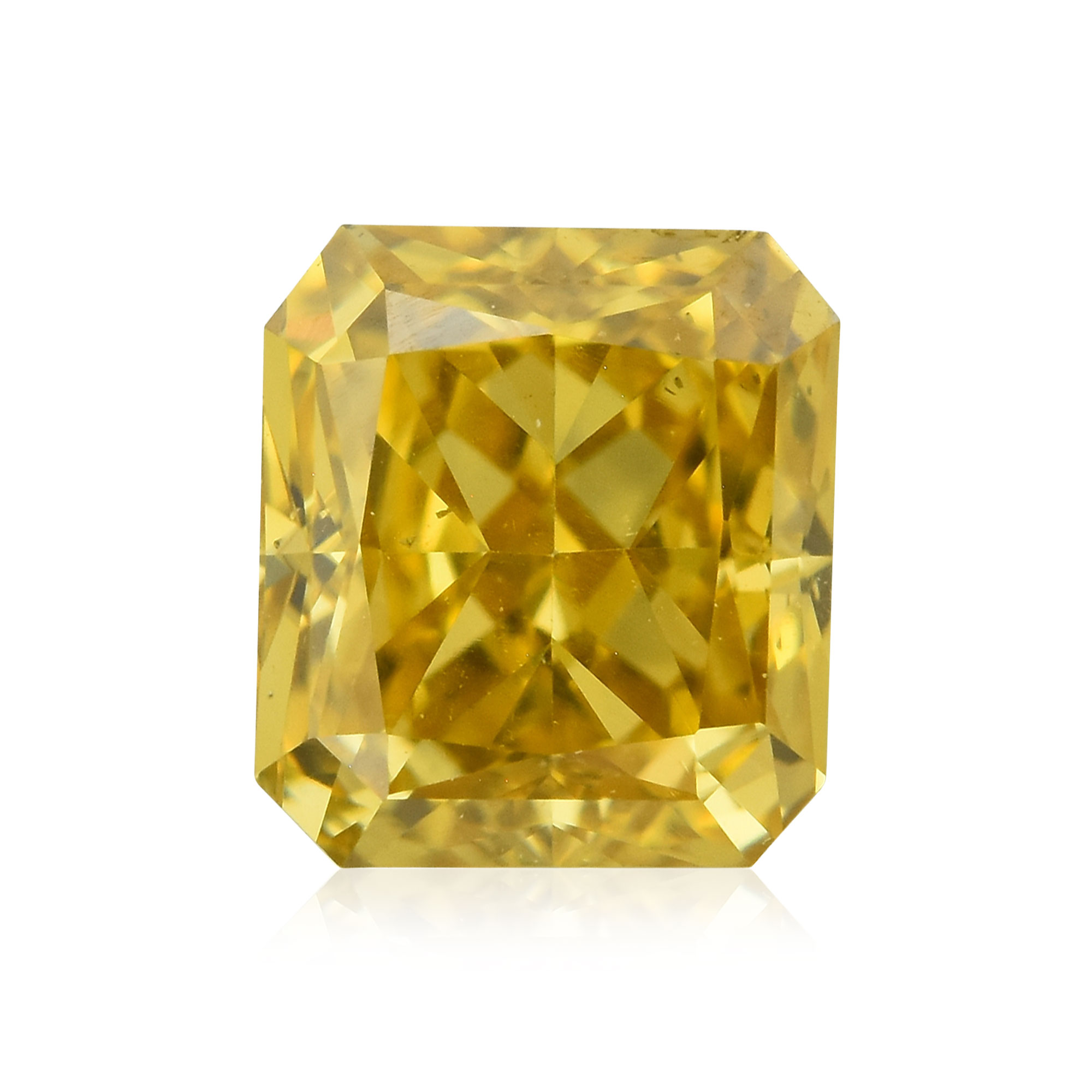 0.50 carat, Fancy Deep Brownish Orangy Yellow Diamond